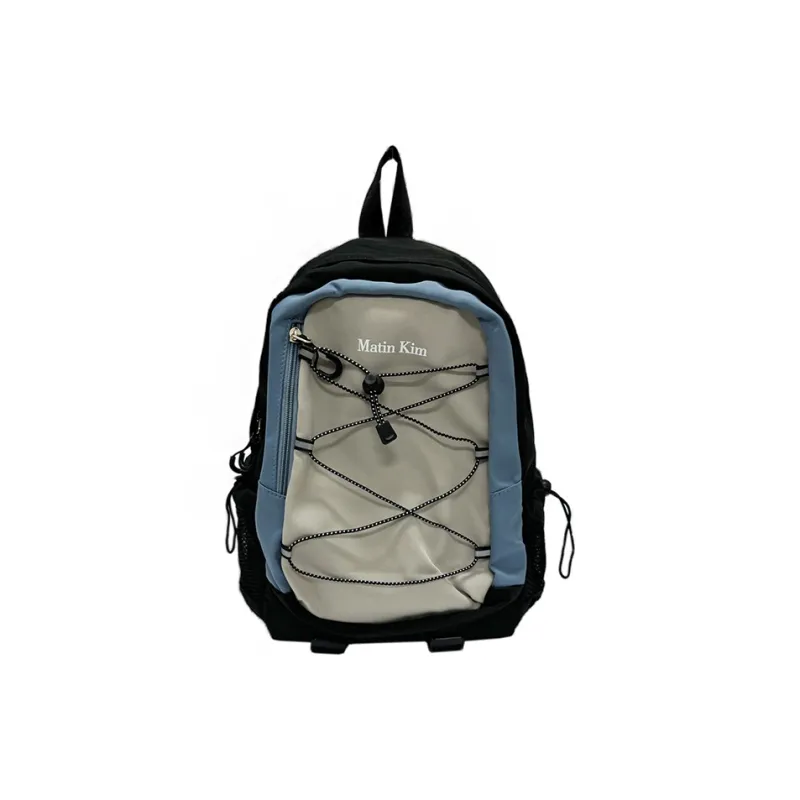 WICKBUEN Nylon Backpack Regular Unisex Purple/Gray/Black-6