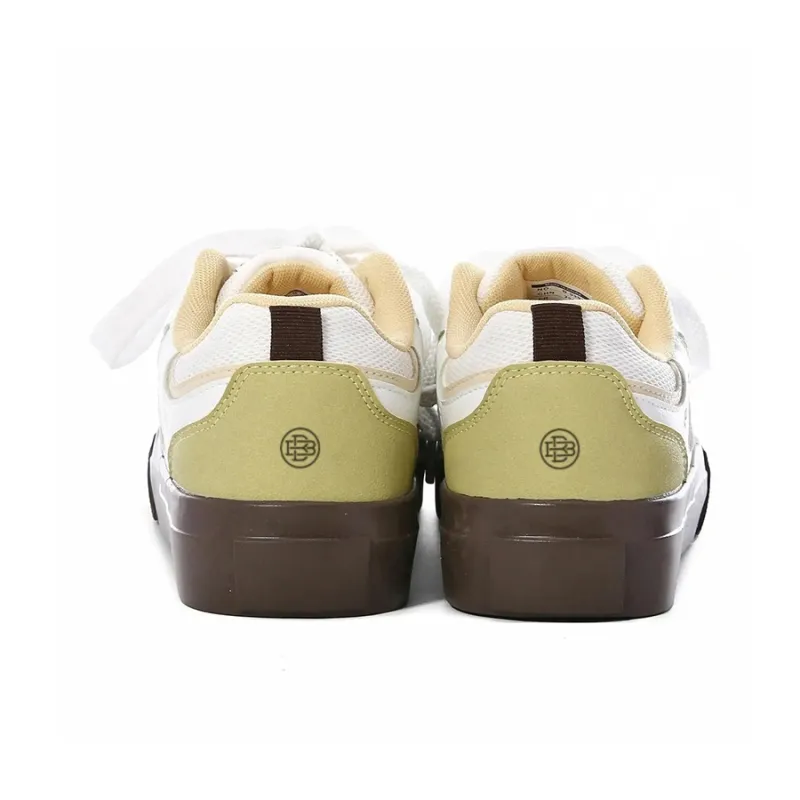 BLUBLONC Slip Resistant Shock Absorbers Low Top Skateboard Shoes Women's-5
