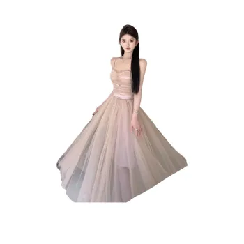 FLIM Slip Dresses Women's Pink