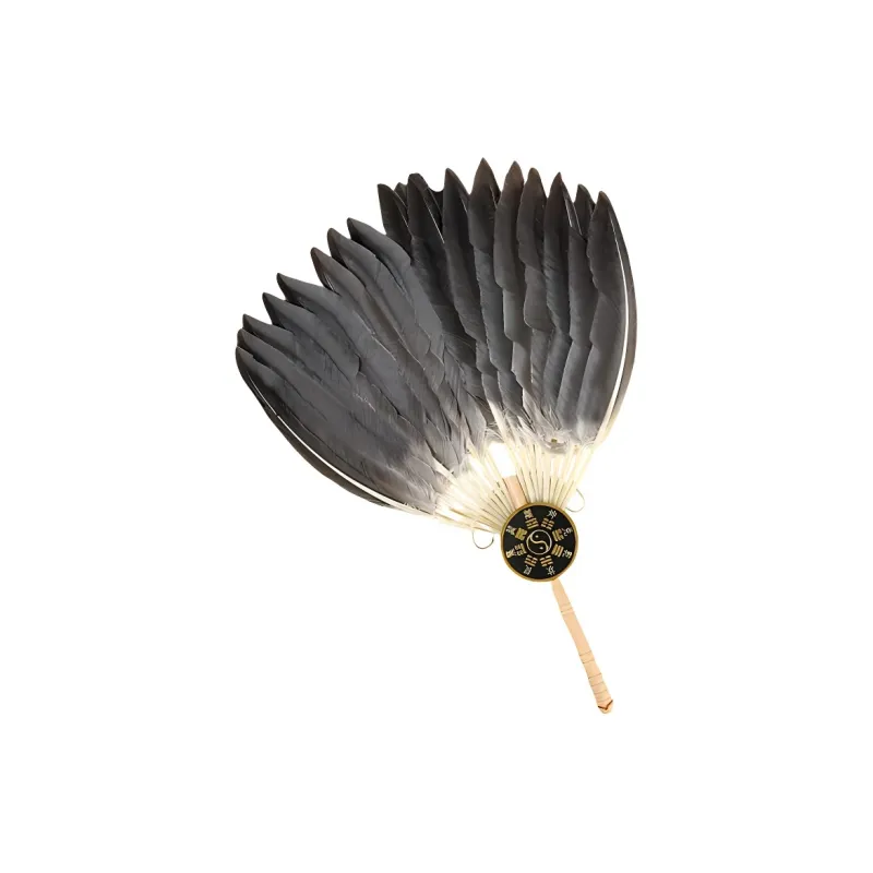 JINGDI Feather Classical Style Fan-0
