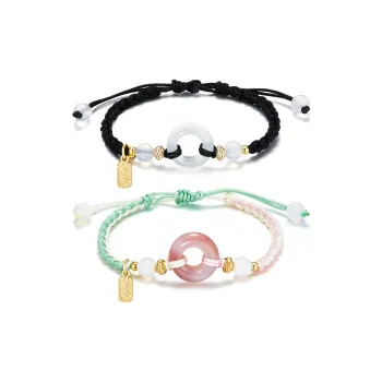 Zeroline Agate Jade Bracelets Unisex