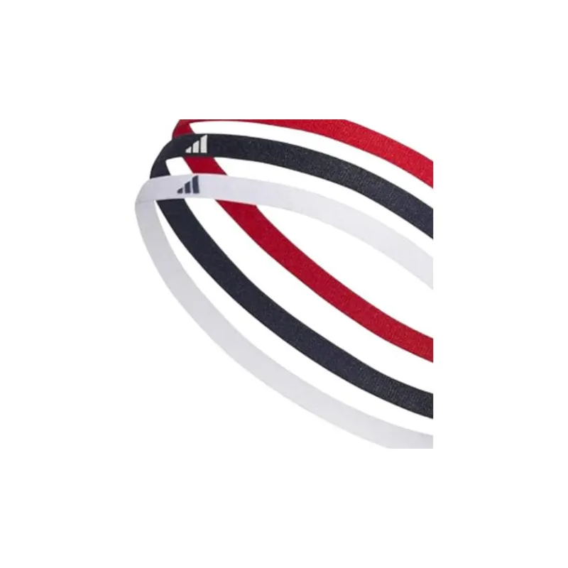Adidas Nylon Hair Bands Men's Black/White/Red-1