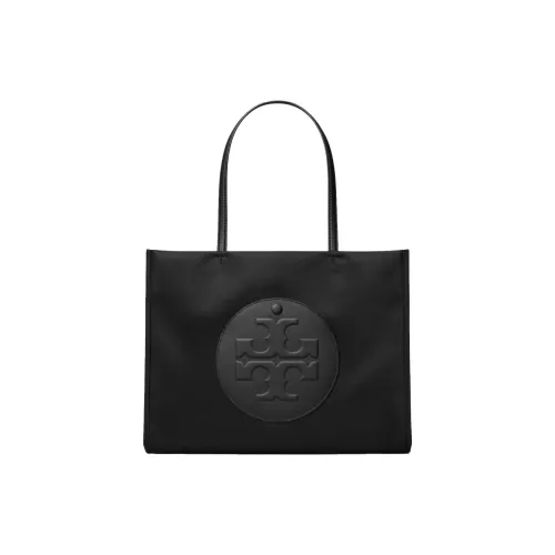 TORY BURCH Ella Recycled Nylon Tote Bag, Shopping Bag, Shoulder Bag Trumpets Women's Black