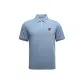 [7A Antibacterial Cooling]Haze Blue (Skier Chest Logo)