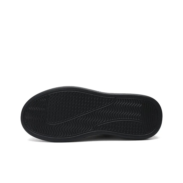 U7 Low Top Skateboard Shoes Men's Black-3