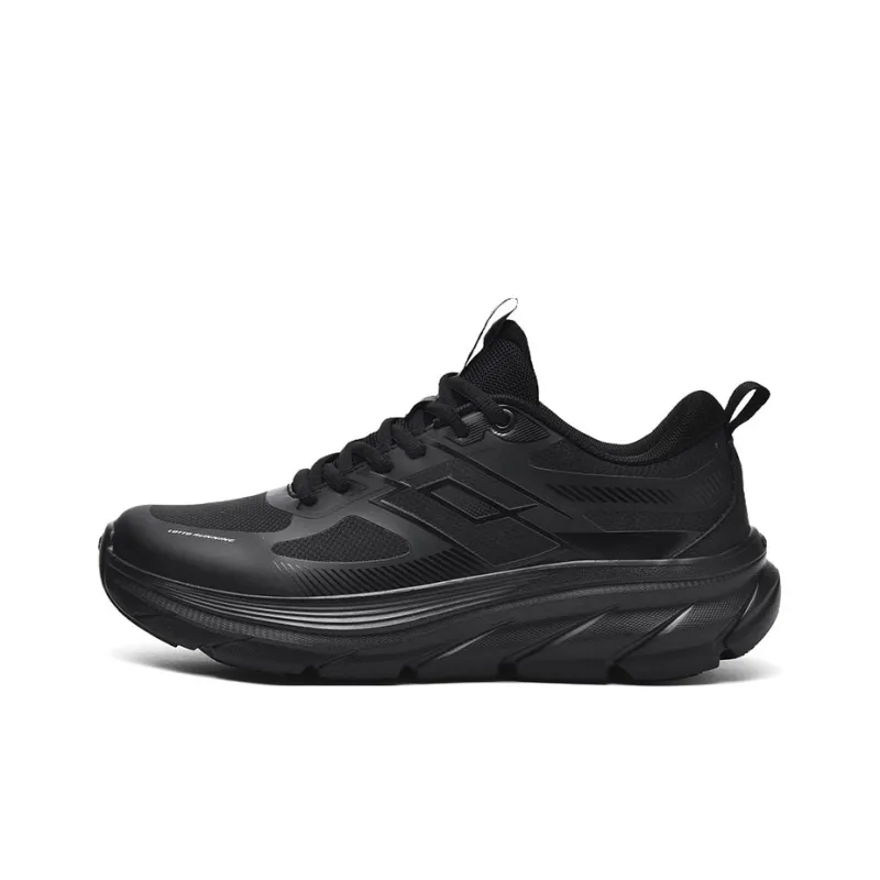 LOTTO Cushioning, Slip Resistant, Abrasion Resistant, Lightweight, Rebound Low Top Outdoor Shoes Men's Black-0