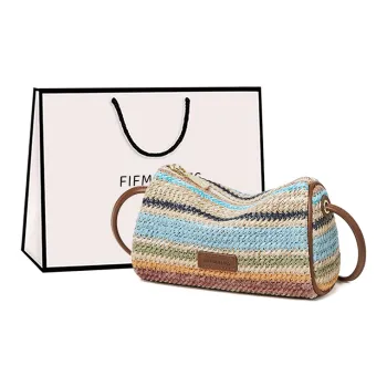 15 MINS Synthetic Leather Crossbody Bag, Shoulder Bag Regular Women's Rainbow