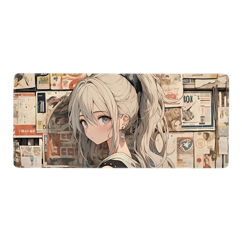 DANYIN Extra Large Vintage Girlish Computer Keyboard Pad Anime Mouse Pad Esports Gaming Table Mats For Men Mouse Pads-7