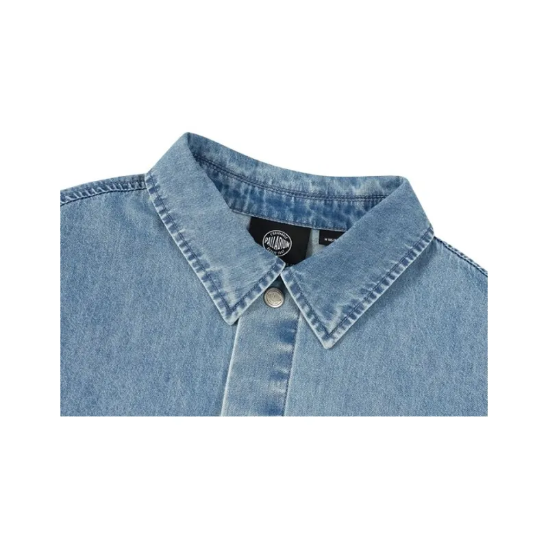 Palladium Shirt Women's Light Denim Blue-2
