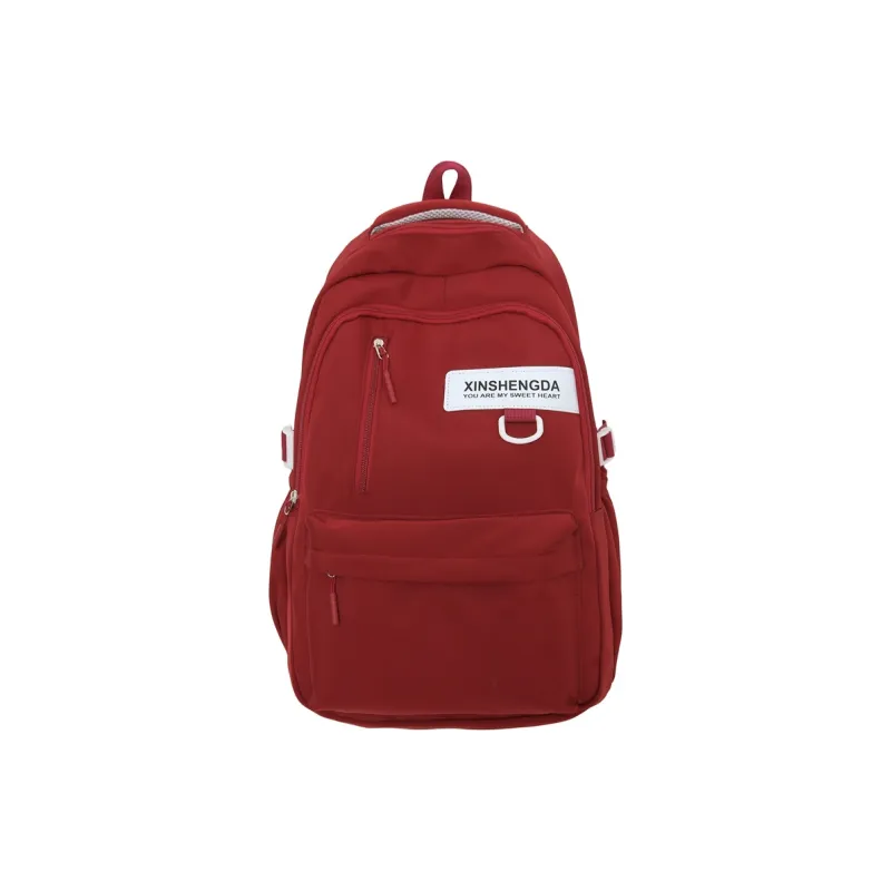URBAN FOREST Polyester Backpack Tubas Unisex White/Black-12