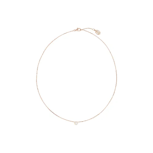 CARTIER D'Amour Collection 18K Rose Gold Necklaces Women's Rose Gold