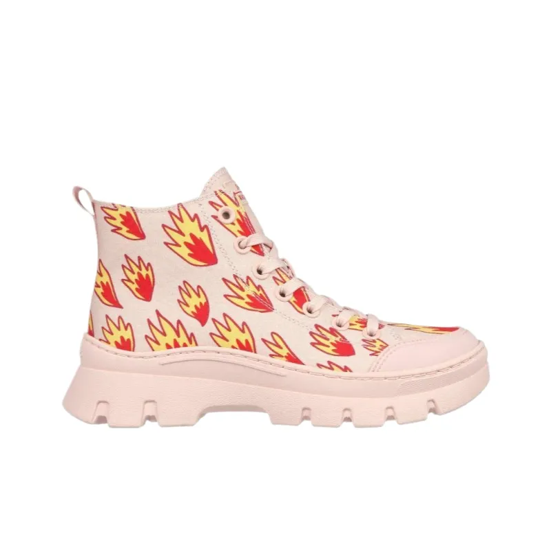 Ricardo Cavolo x Skechers Roadies High Top Casual Shoes Women's Pink-1