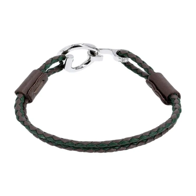 FERRAGAMO Calfskin Bracelets Unisex Green-2