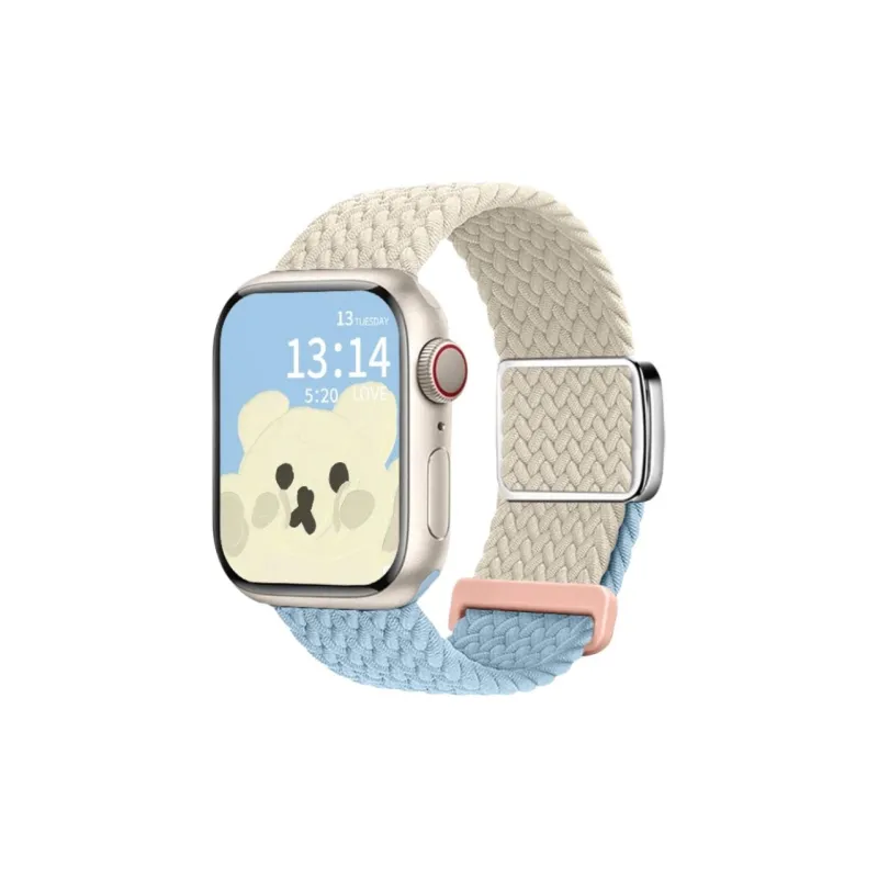 KVZUVUU Apple Compatibility Watch Band Nylon Material-3