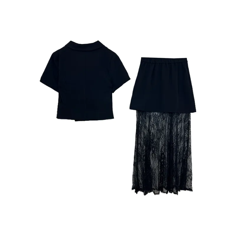 Icicofficial Two Piece Skirt Sets Women's-5