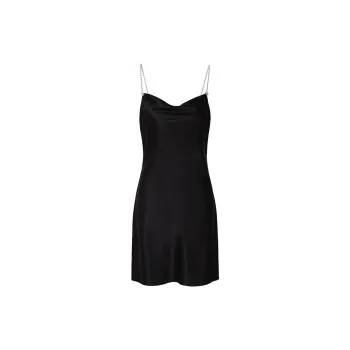 SILKY MIRACLE Nightgown Women's Sparkling Black