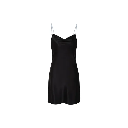 SILKY MIRACLE Nightgown Women's Sparkling Black