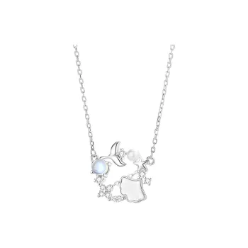 MINGTAIZHUBAO S925 Silver Necklaces Unisex