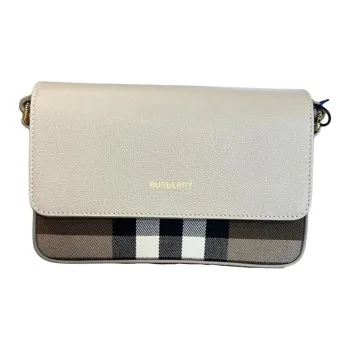 Burberry Classic Fashion Shoulder Bag Unisex White
