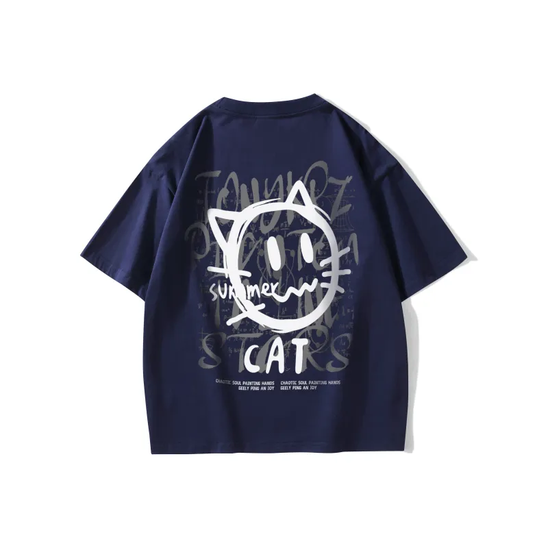 TONYKRZ T Shirts Unisex Navy Blue-0