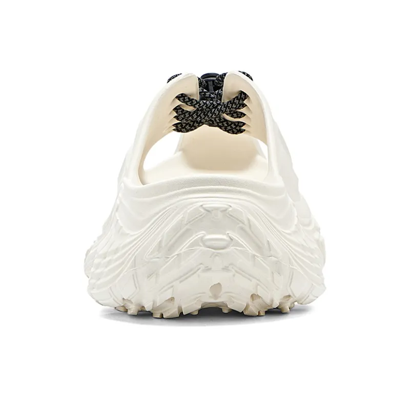 La Chapelle Slip Resistant Slide Slippers Women's White-4