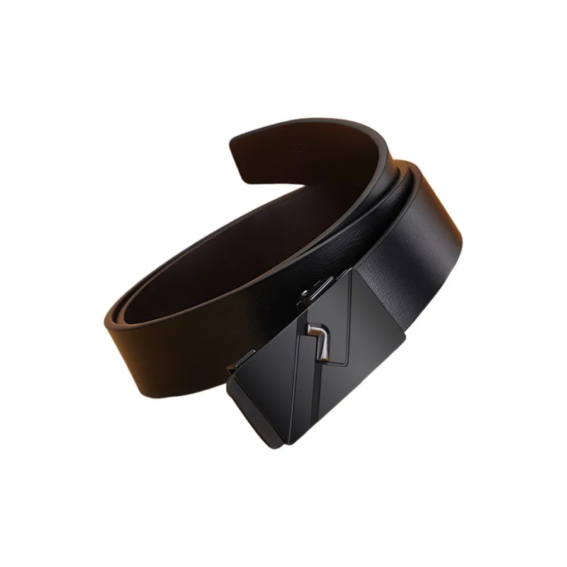 Warrior Split Cow Leather Belt Unisex 3.3CM-2