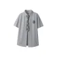 [Minimalist Style Japanese Style]Light Gray (M Gothic Text Chest Logo)