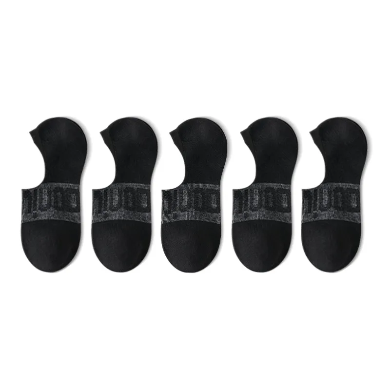 LUOLIAN No Show Socks Men's 5 Pack-3