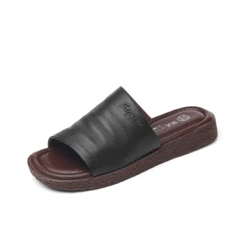 Cigna Rubber Sole Quiet Slide Slippers Women's