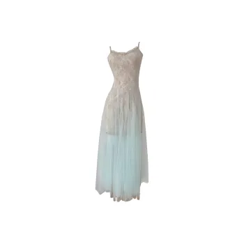 PUREIDOL Slip Dresses Women's Cinnamon Milk Green