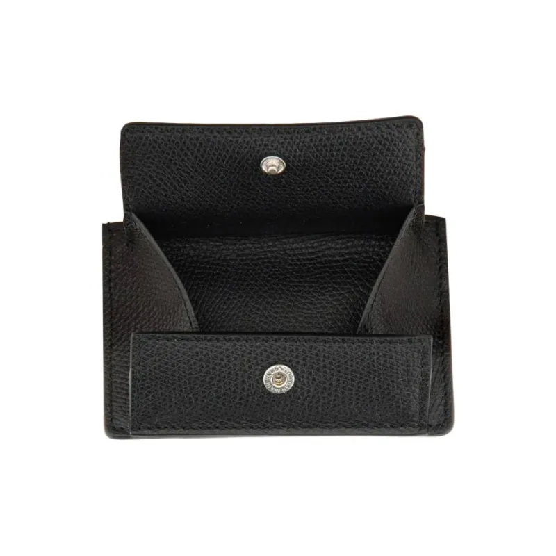 Valentino VLogo Signature Leather Card Holder Regular Men's Black-2