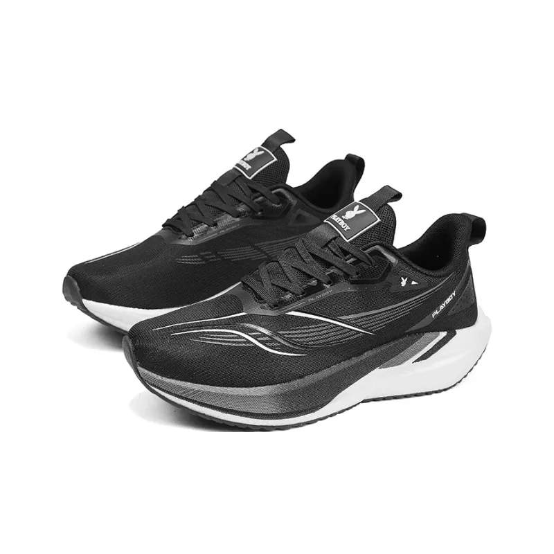 Playboy Low Top Running Shoes Men's Black Box-7