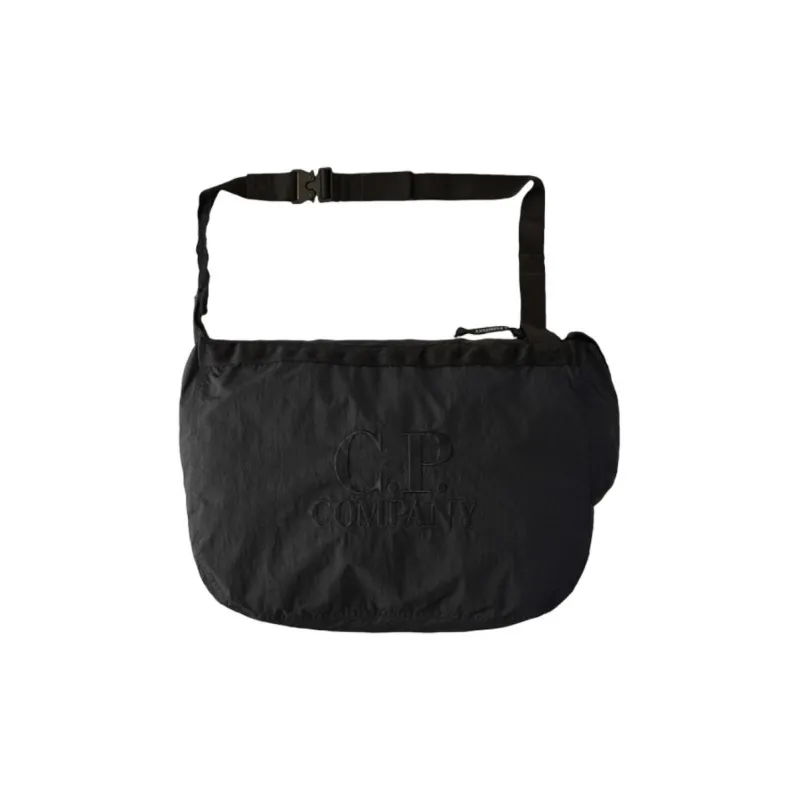 C.P.Company Polyamide Crossbody Bag, Shoulder Bag Men's Black-0