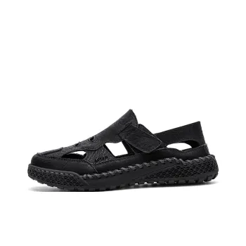 AIPSEN Slip Resistant River Trekking Shoes Men's Black