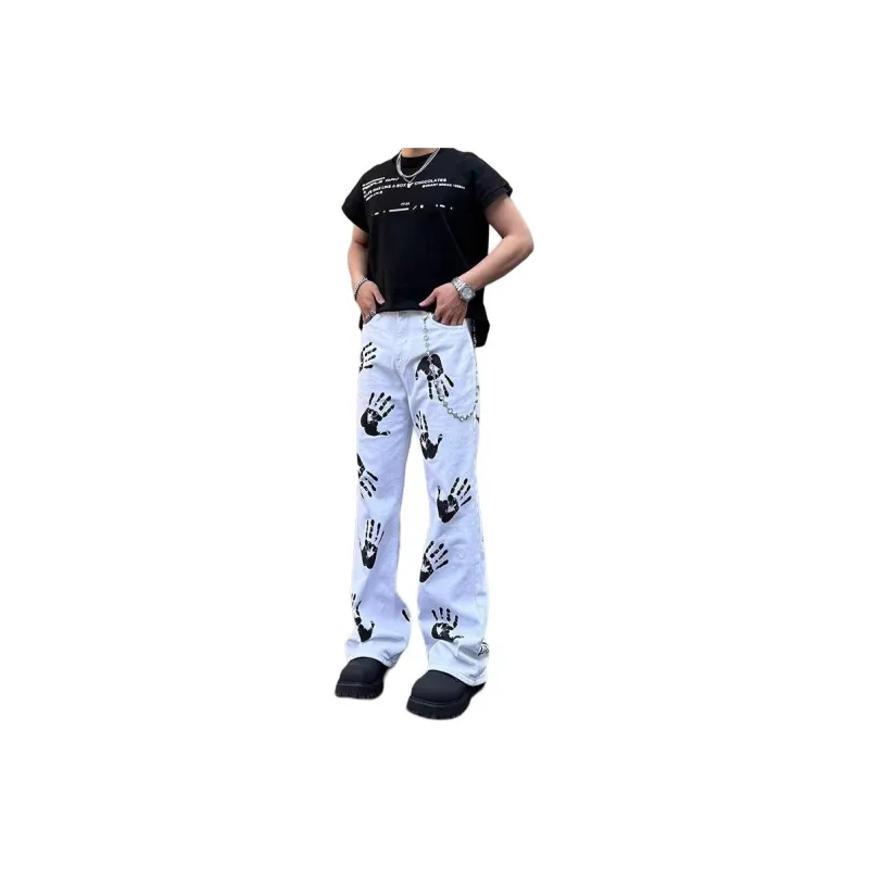 TINA GIA Jeans Unisex White-2