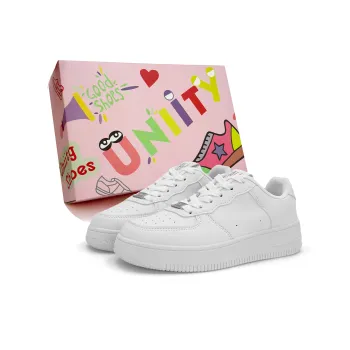 UNIITY Skateboard Shoes Women's Low Top White