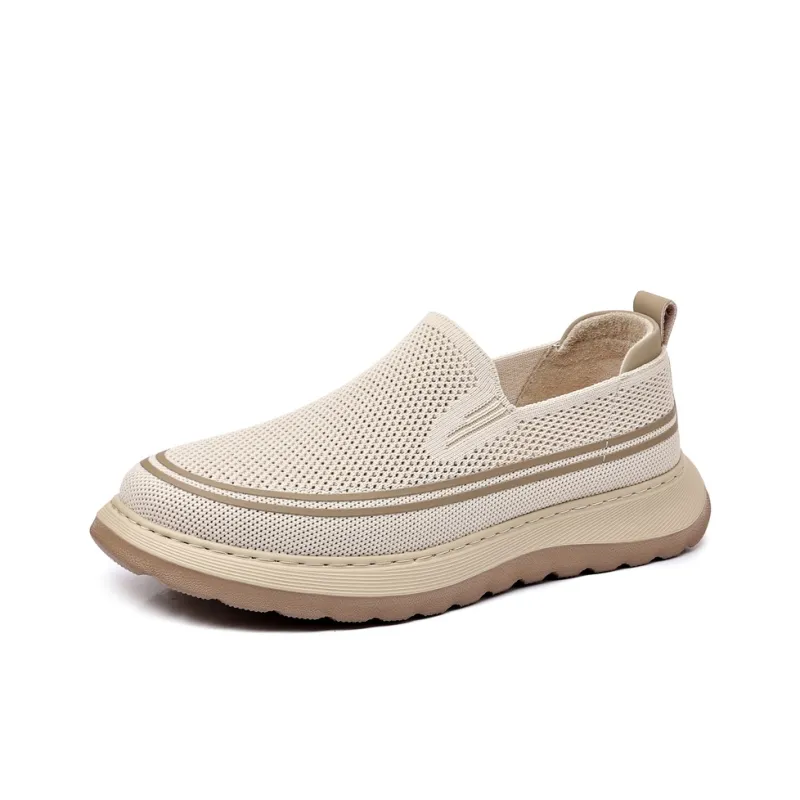 Aquarius Casual Shoes Men's Beige-1