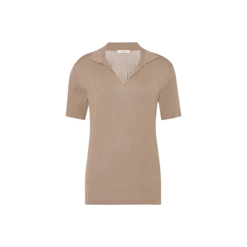 THE ROW Polo Shirt Women's Beige Yellow-0