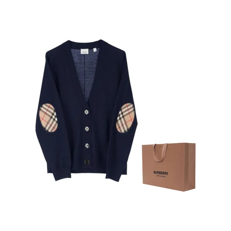 Burberry Knitwear Women's Marine Blue-6