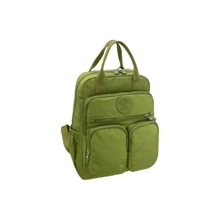 Gerlanx Nylon Fabric Backpack Unisex Multicolor-16