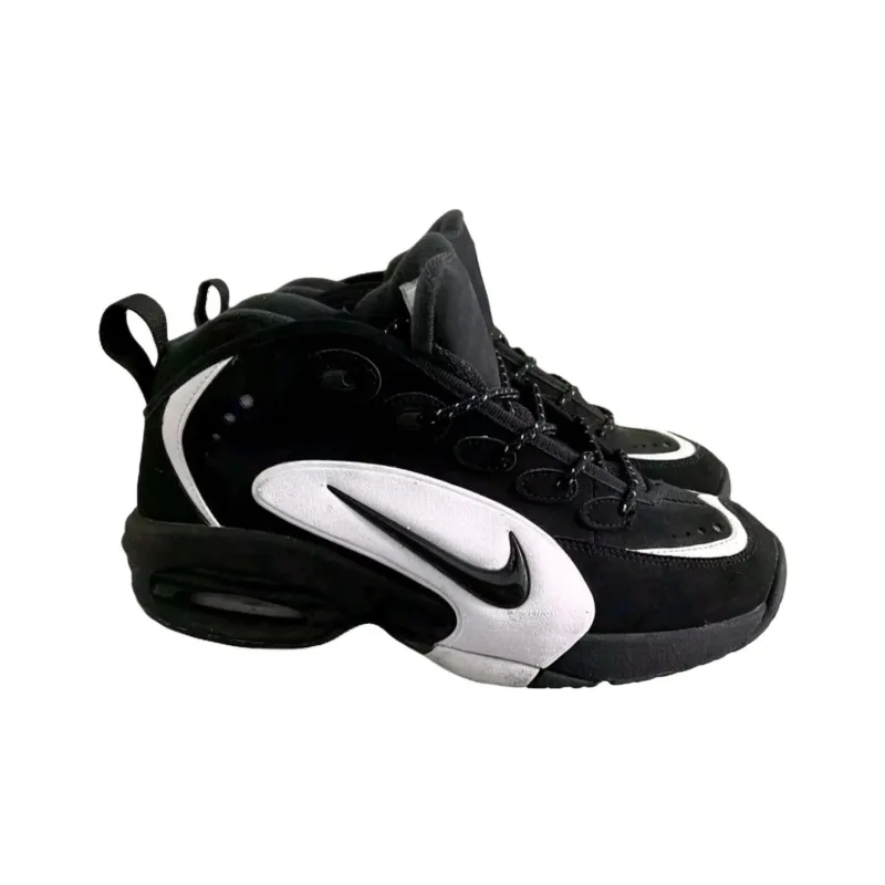 Nike Cushioning, Wear Resistant Mid Top Basketball Shoes Men's Black-1