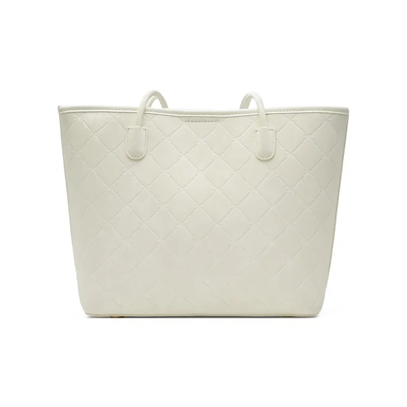 JOSINY Synthetic Leather Shoulder Bag, Tote, Tote Women's Ecru-4