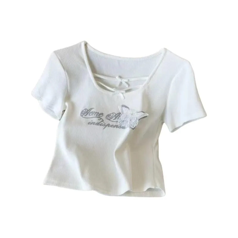 ABCMININ Set in Sleeve T Shirt Women's-2