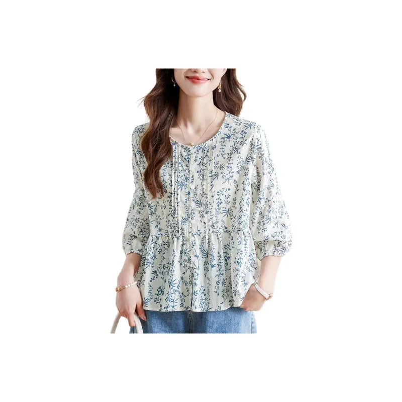 X MOOM Shirts Women's Blue-0