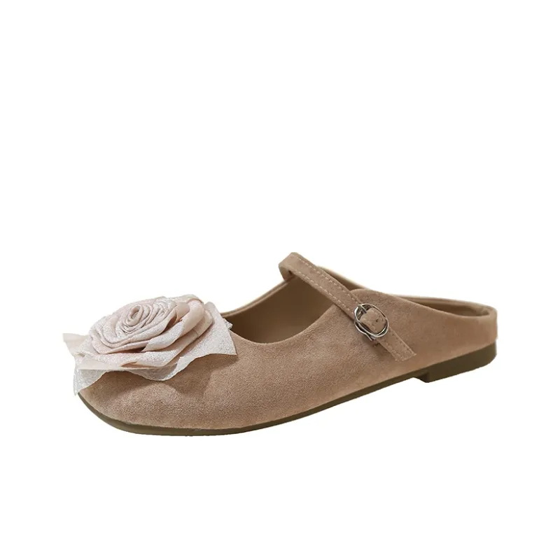 WUJI Rubber Sole Slip Resistant Abrasion Resistant Closed Toe Slippers Women's-4