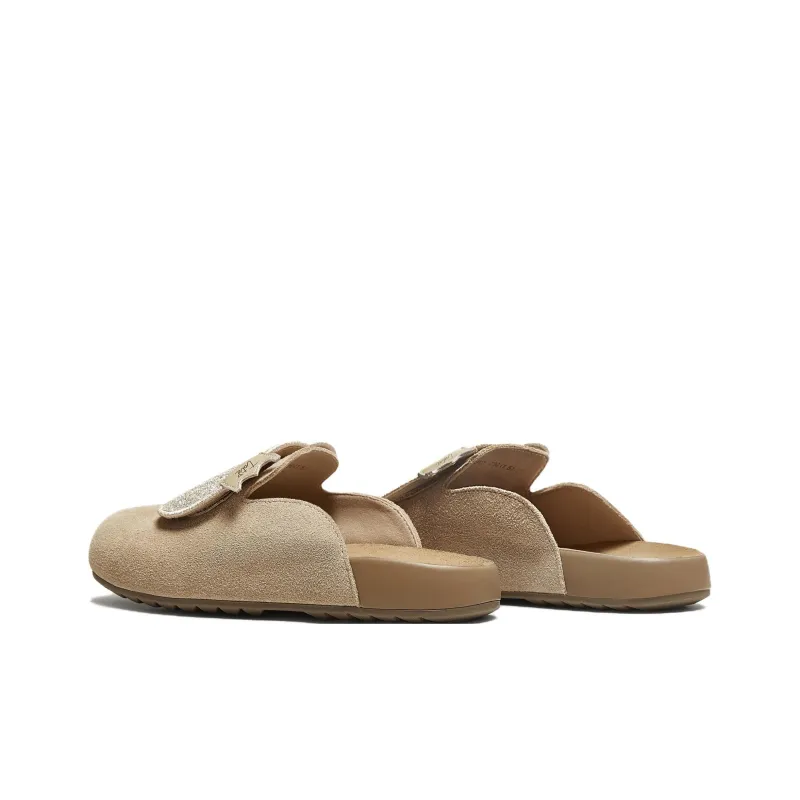 TATA Leather Patchwork Quiet Closed Toe Slippers Women's-11