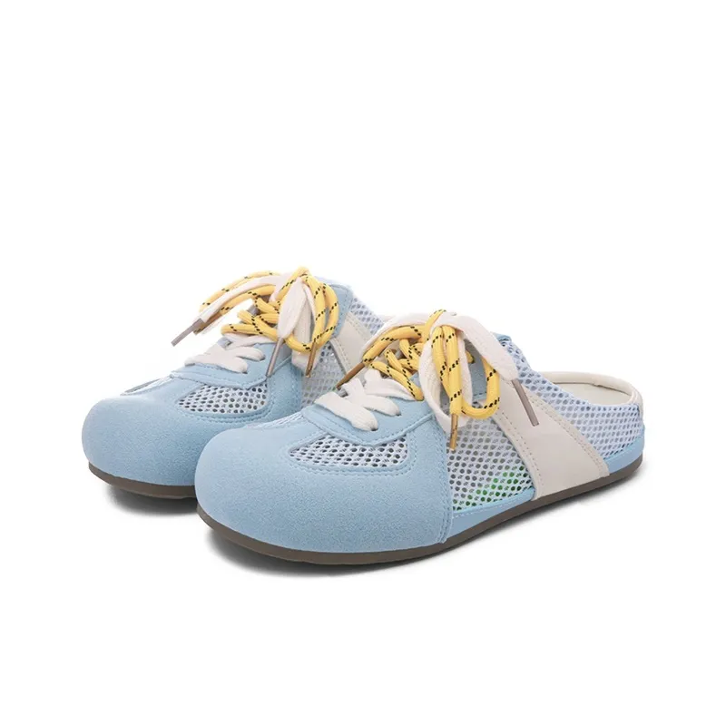 Ordifen Quiet Closed Toe Slippers Women's Light Blue-1
