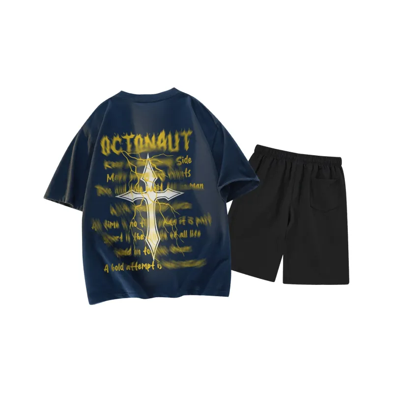 Small Columns Under The Sea Casual Sportswear Unisex-6