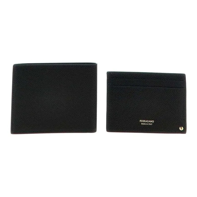 Ferragamo Gancio Wallet + Card Holder Set-2