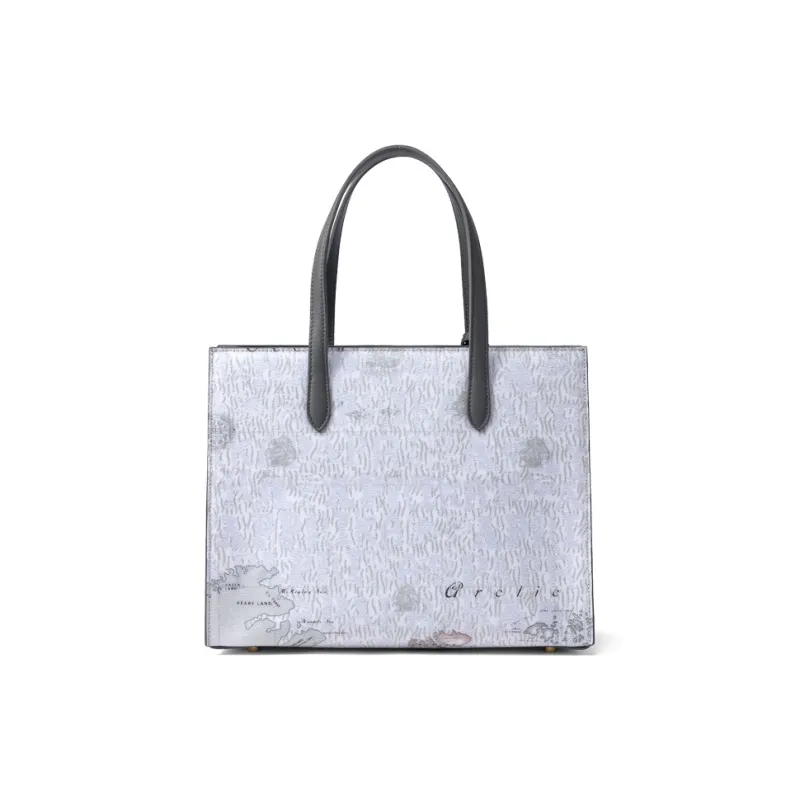 PAPRIKA Cow Leather With PVC Tote Bag, Shoulder Bag, Handbag Women's Multicolor-15